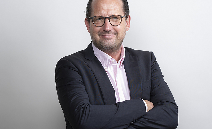 Porträtfoto von Marcus Nachbauer, Präsident des Bundesverbands Gerüstbau 